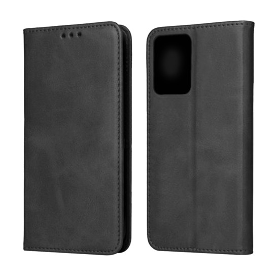 Leather Flip Cover with Internal Pocket for Vivo V21 4G Black Leather Flip Cover with Internal Pocket for Vivo V21 4G Black